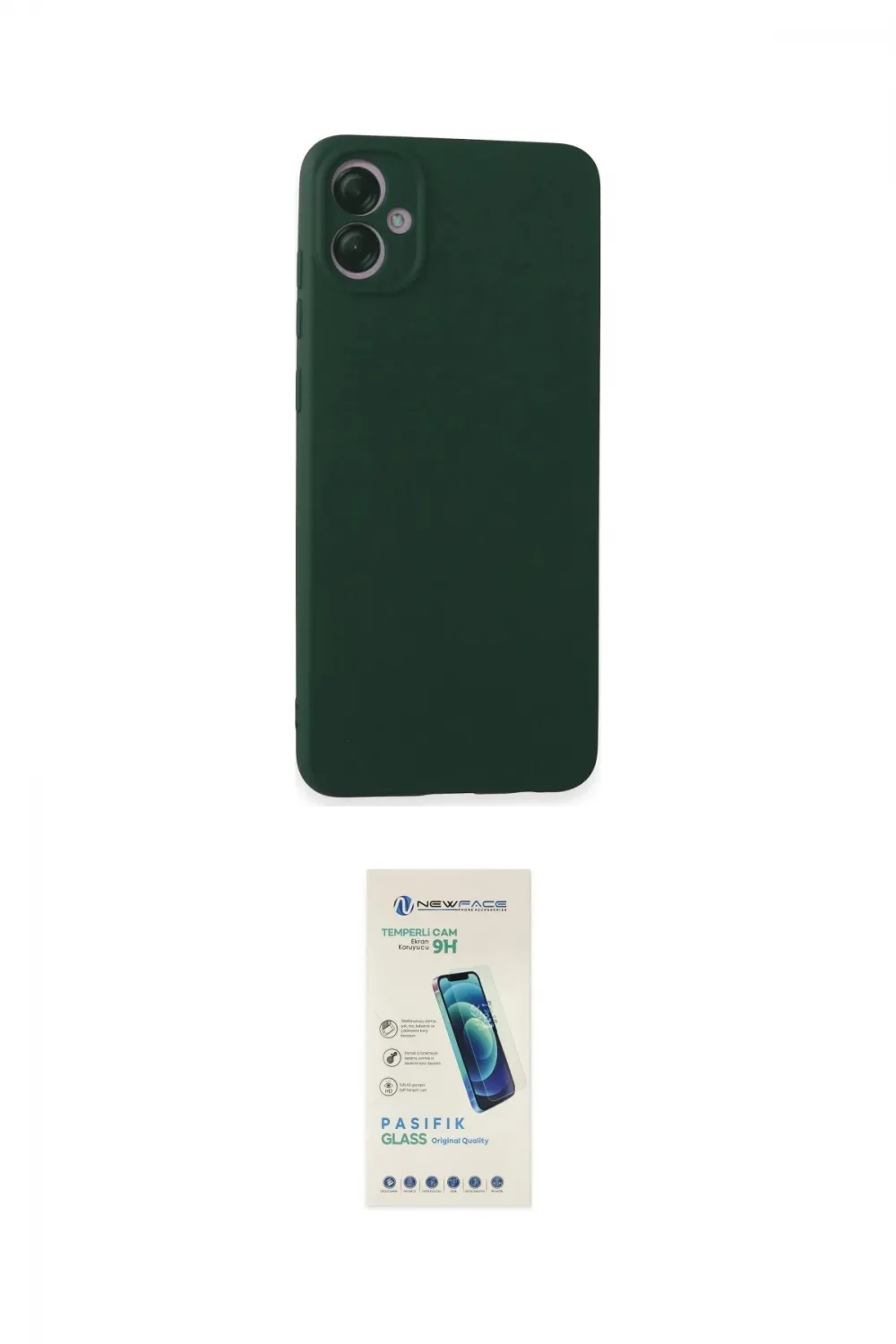ieg™ Galaxy A05 Kılıf Kozmos Yansıma Özel Seri - Şeffaf Pasifik Cam Ekran Koruyucu