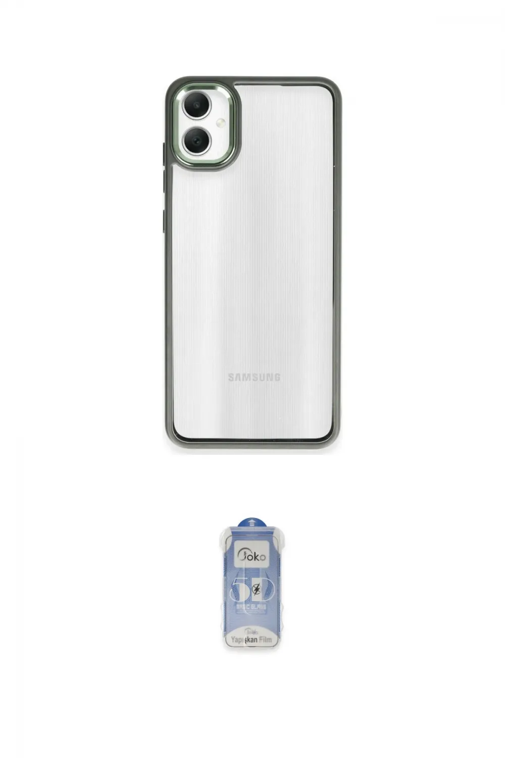 ieg™ Galaxy A05 Kılıf Nova Işık Serisi - Siyah Joko Magic 5D Cam