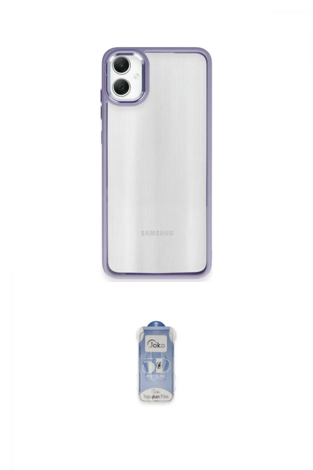 ieg™ Galaxy A05 Kılıf Nova Işık Serisi - Siyah Joko Magic 5D Cam