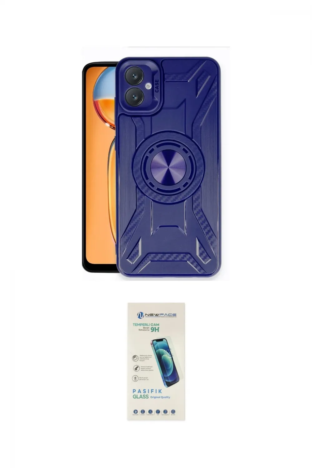 ieg™ Galaxy A05 Kılıf Nova Yansıma Prime - Şeffaf Pasifik Cam Ekran Koruyucu