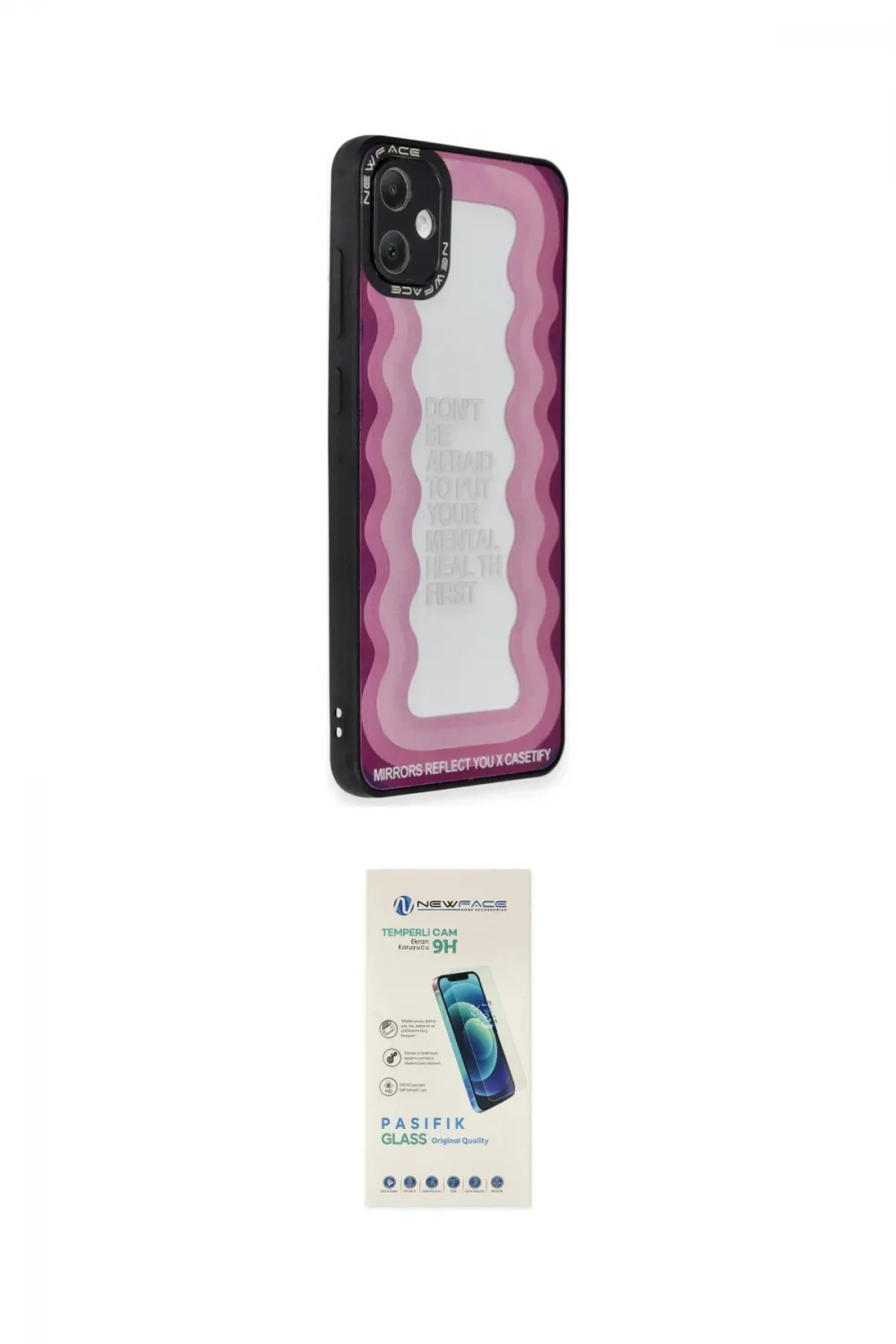 ieg™ Galaxy A05 Kılıf Odak Klasik Serisi - Şeffaf Pasifik Cam Ekran Koruyucu