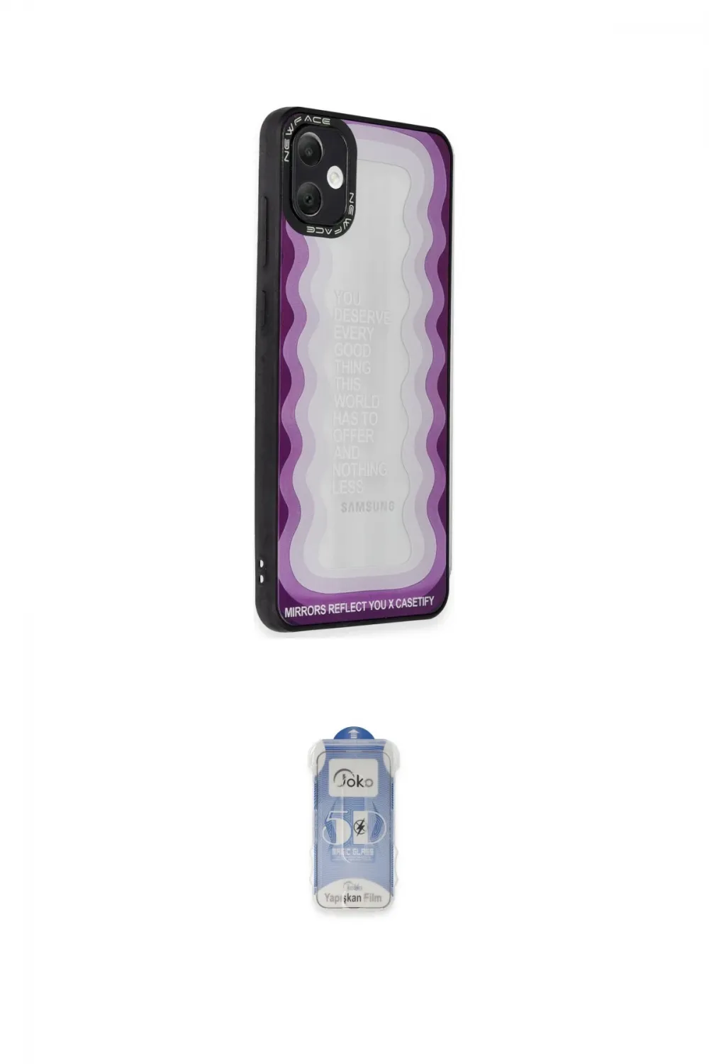 ieg™ Galaxy A05 Kılıf Odak Klasik Serisi - Siyah Joko Magic 5D Cam