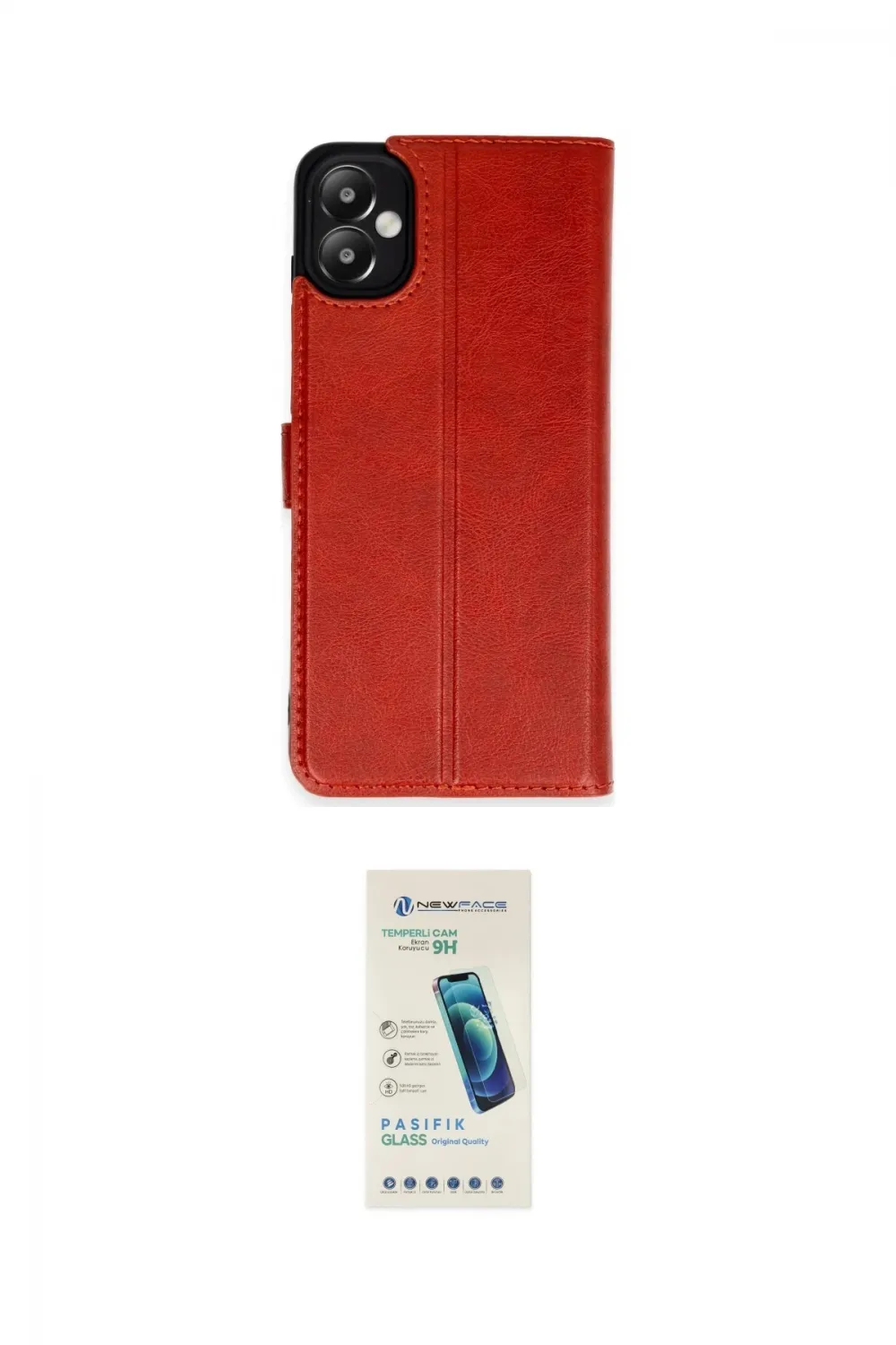 ieg™ Galaxy A05 Kılıf Siluet Işık Serisi - Şeffaf Pasifik Cam Ekran Koruyucu