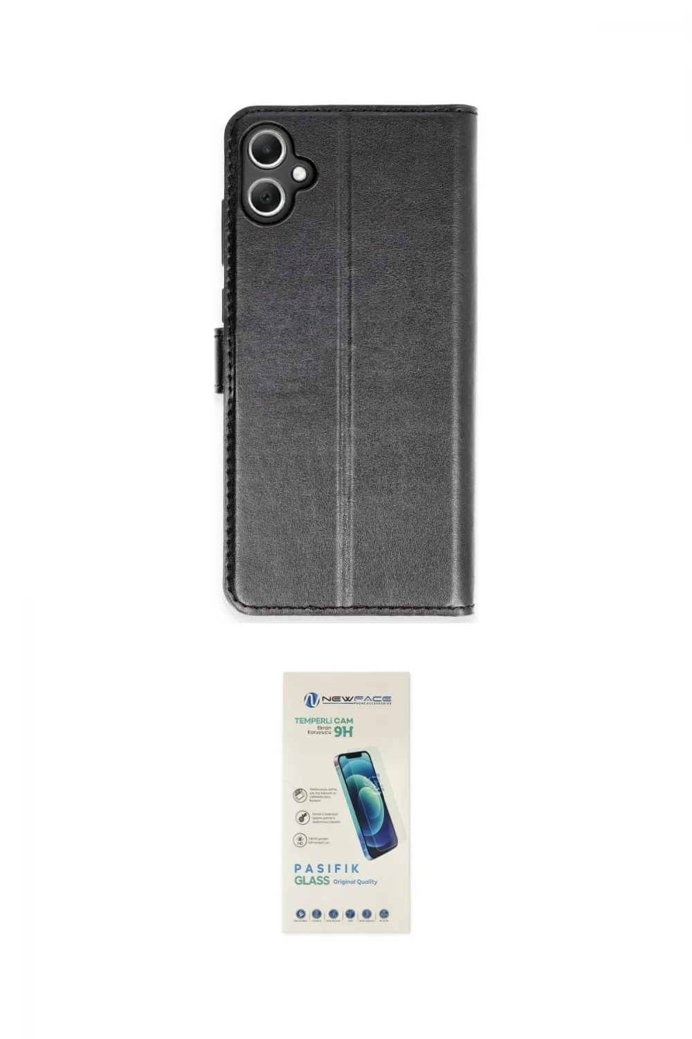 ieg™ Galaxy A05 Kılıf Siluet Işık Serisi - Şeffaf Pasifik Cam Ekran Koruyucu