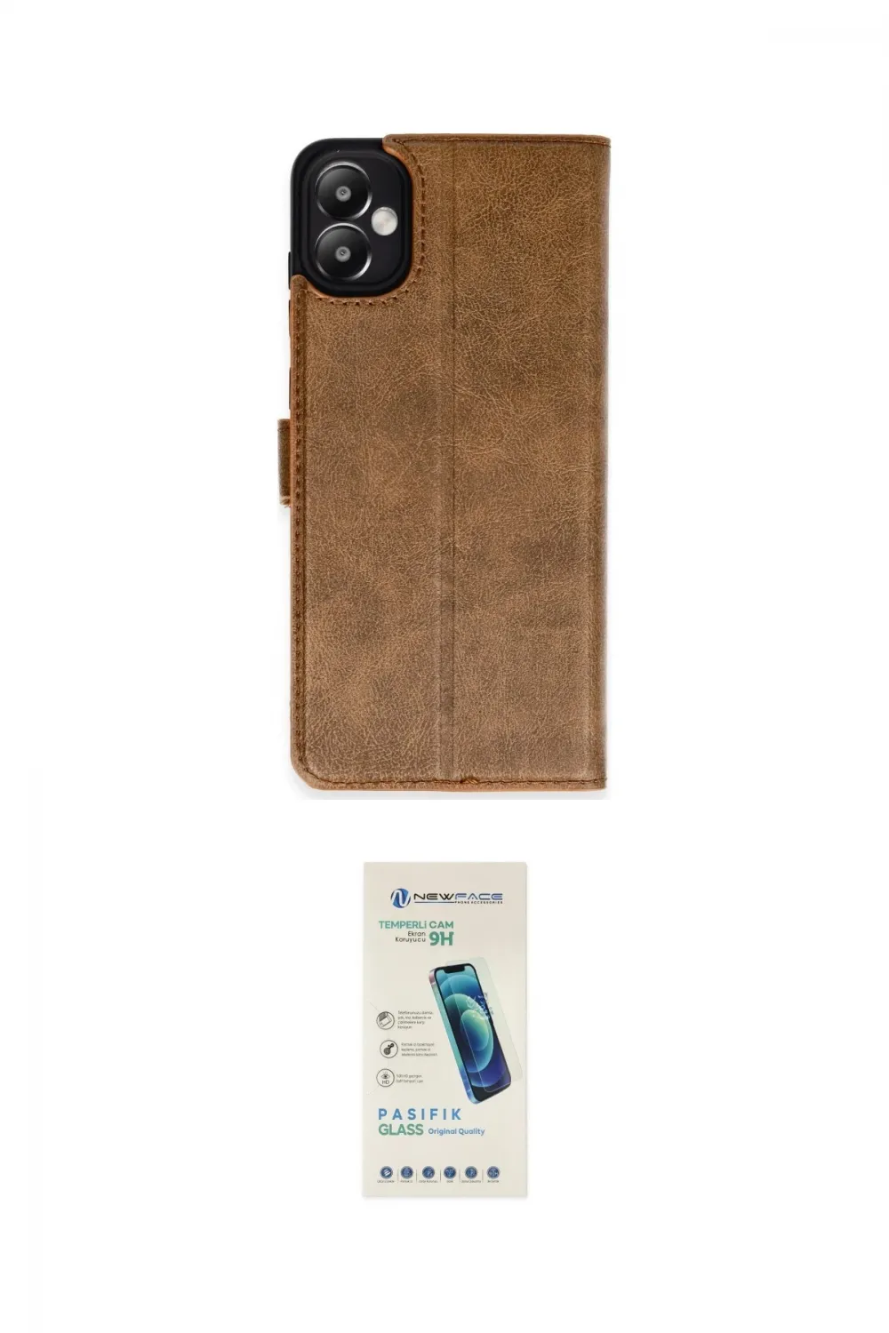 ieg™ Galaxy A05 Kılıf Siluet Işık Serisi - Şeffaf Pasifik Cam Ekran Koruyucu