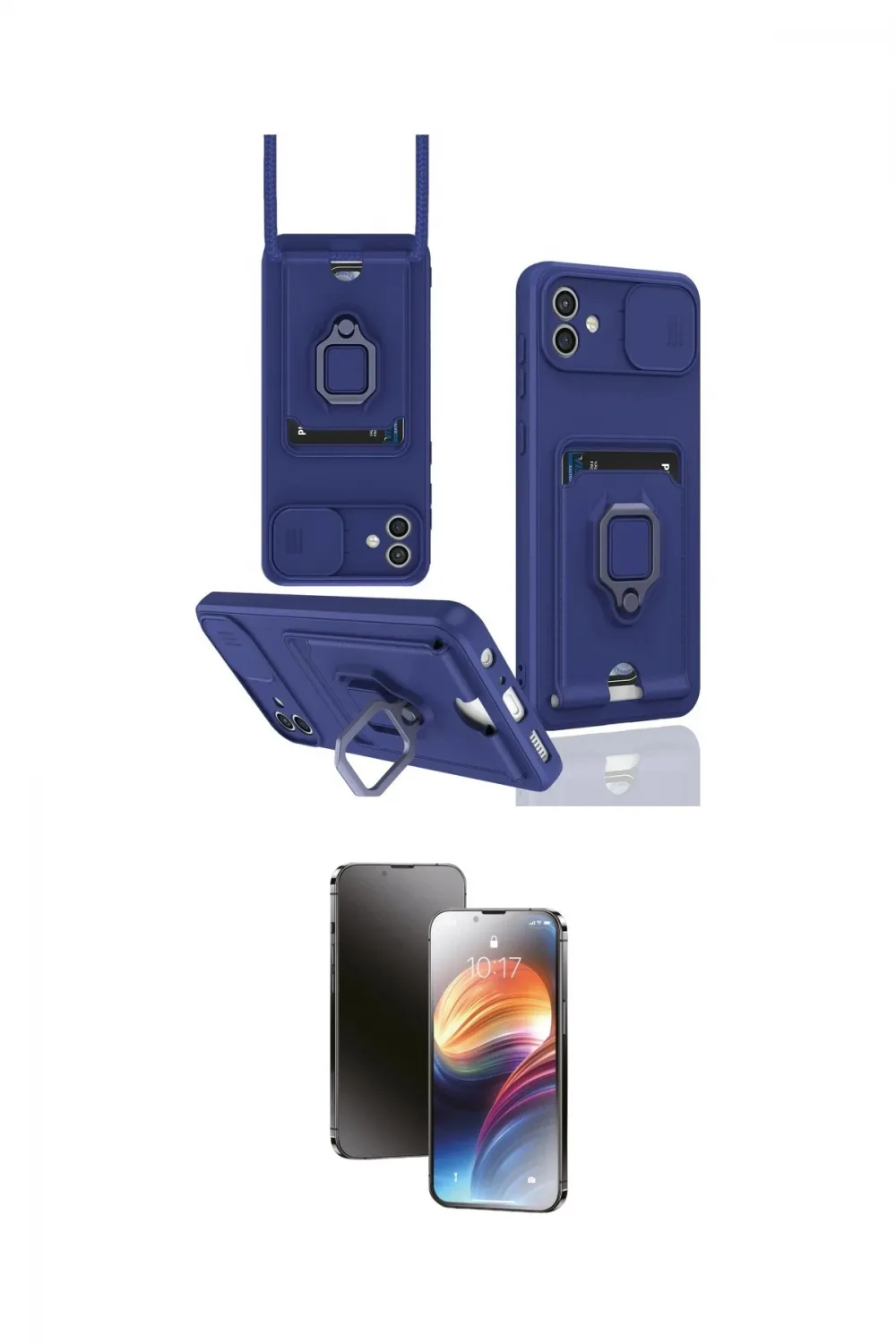 ieg™ Galaxy A05 Kılıf Vadi Form Prime - Siyah 3D Antistatik Mat Seramik Nano Ekran Koruyucu
