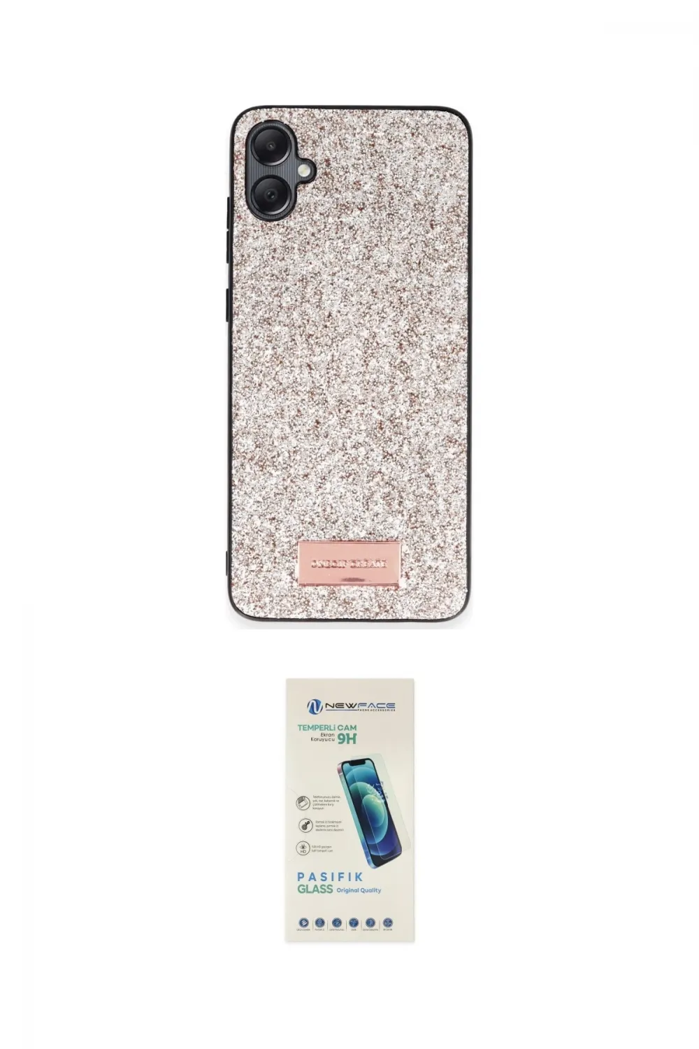 ieg™ Galaxy A05 Kılıf Vadi Klasik Serisi - Şeffaf Pasifik Cam Ekran Koruyucu