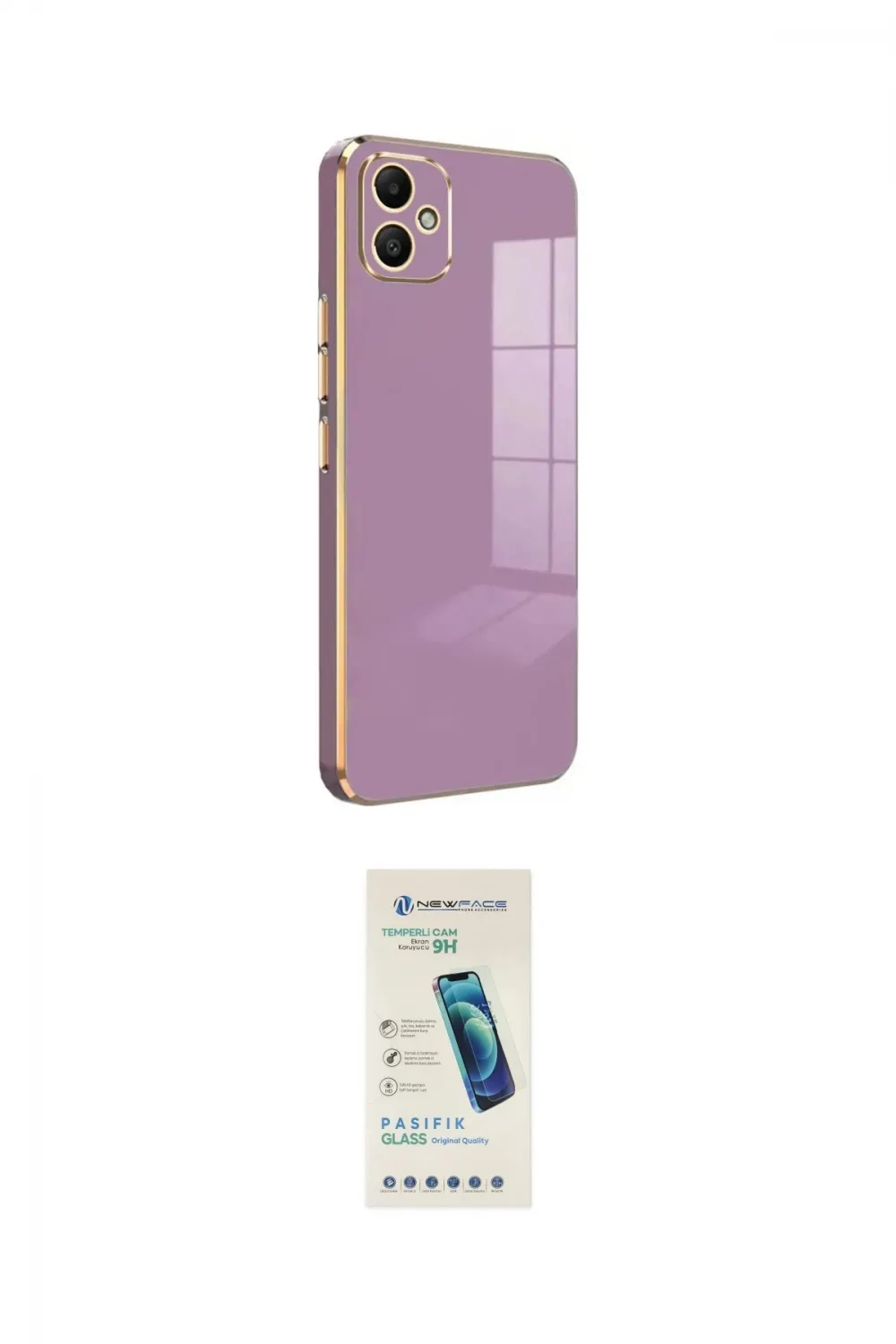 ieg™ Galaxy A05 Kılıf Yankı Serisi - Şeffaf Pasifik Cam Ekran Koruyucu