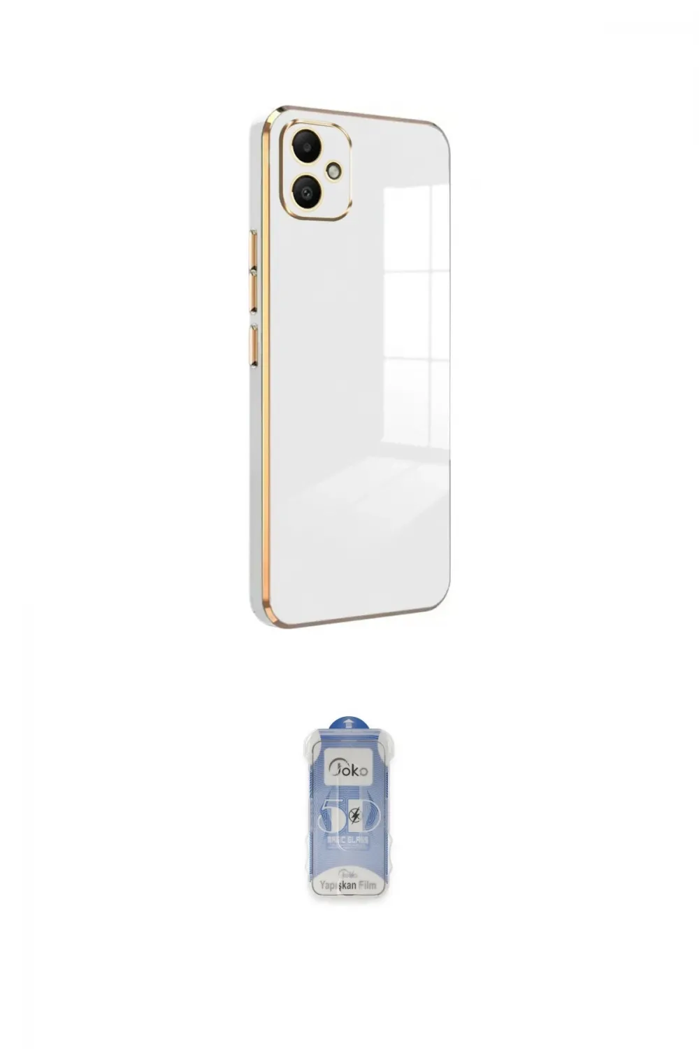 ieg™ Galaxy A05 Kılıf Yankı Serisi - Siyah Joko Magic 5D Cam