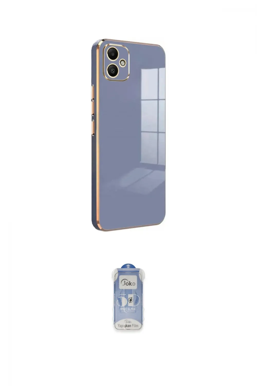 ieg™ Galaxy A05 Kılıf Yankı Serisi - Siyah Joko Magic 5D Cam
