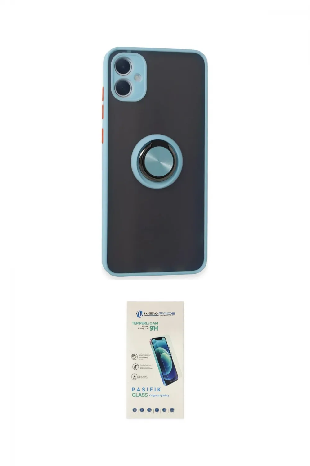 ieg™ Galaxy A05 Kılıf Yörünge Çizgi - Şeffaf Pasifik Cam Ekran Koruyucu