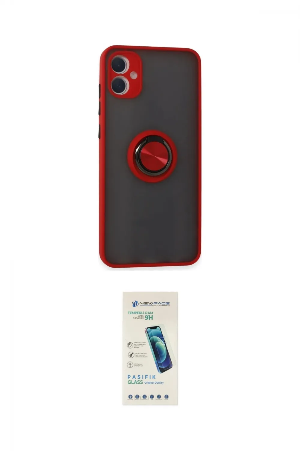 ieg™ Galaxy A05 Kılıf Yörünge Çizgi - Şeffaf Pasifik Cam Ekran Koruyucu