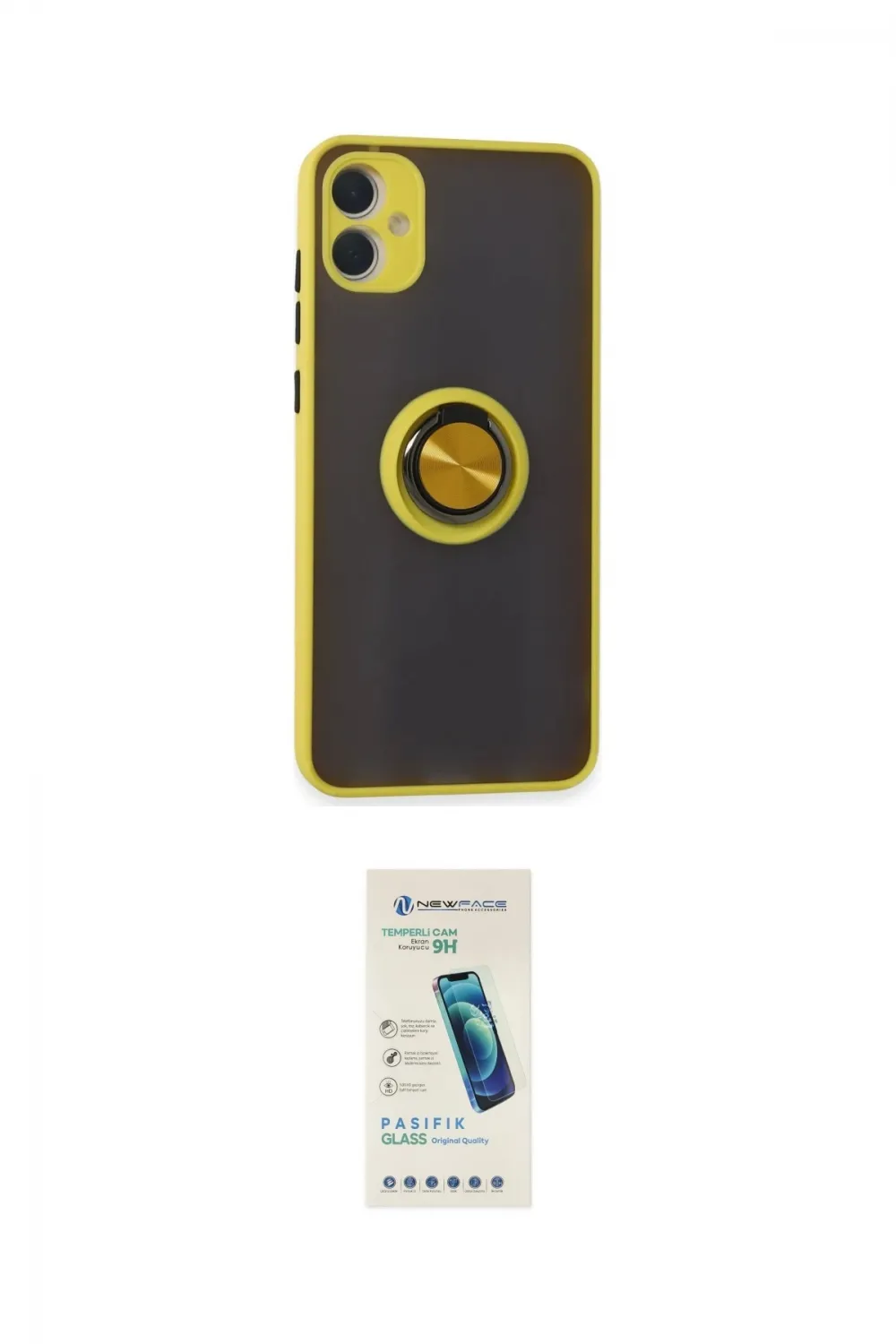 ieg™ Galaxy A05 Kılıf Yörünge Çizgi - Şeffaf Pasifik Cam Ekran Koruyucu