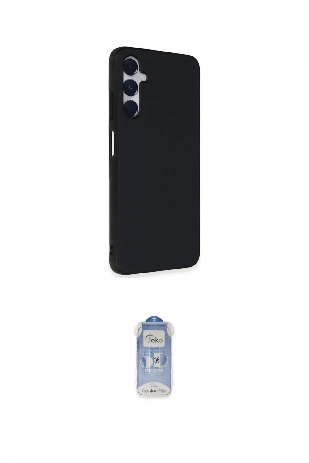 ieg™ Galaxy A05S Kılıf Akış Asil Koleksiyonu - Siyah Joko Magic 5D Cam