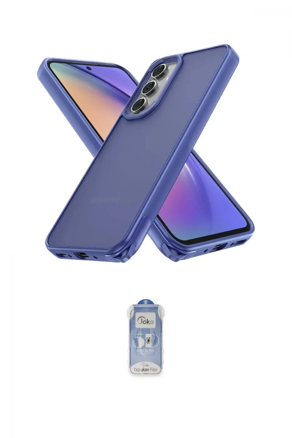 ieg™ Galaxy A05S Kılıf Atlas Form - Siyah Joko Magic 5D Cam