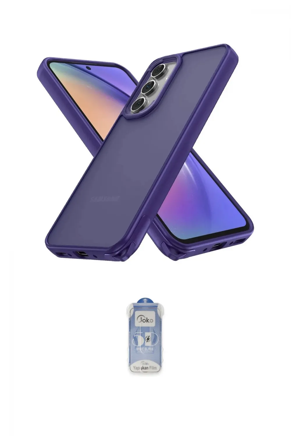 ieg™ Galaxy A05S Kılıf Atlas Form - Siyah Joko Magic 5D Cam