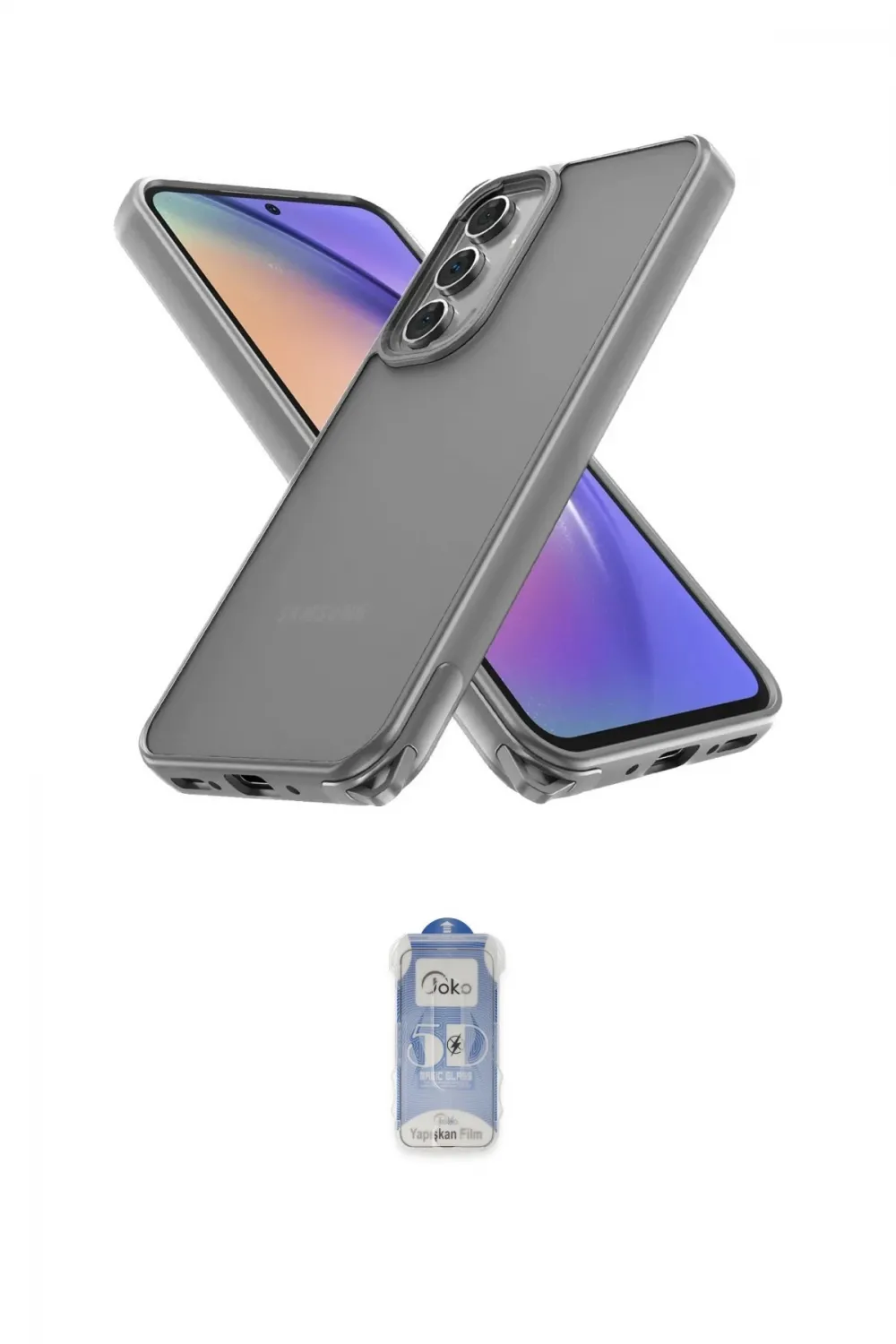 ieg™ Galaxy A05S Kılıf Atlas Form - Siyah Joko Magic 5D Cam