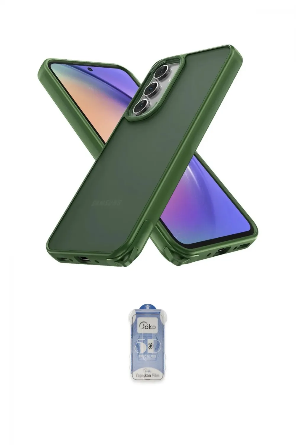 ieg™ Galaxy A05S Kılıf Atlas Form - Siyah Joko Magic 5D Cam