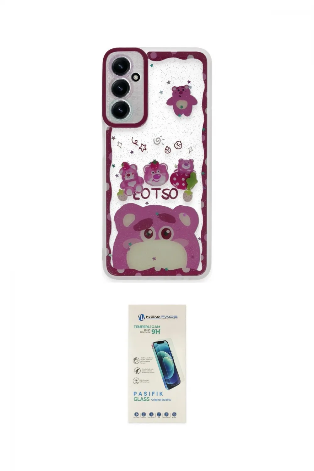 ieg™ Galaxy A05S Kılıf Çekirdek Asil - Şeffaf Pasifik Cam Ekran Koruyucu