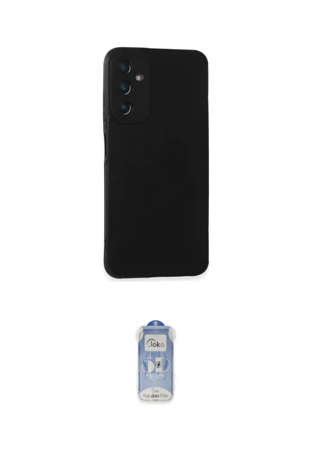 ieg™ Galaxy A05S Kılıf Doruk Asil Koleksiyonu - Siyah Joko Magic 5D Cam