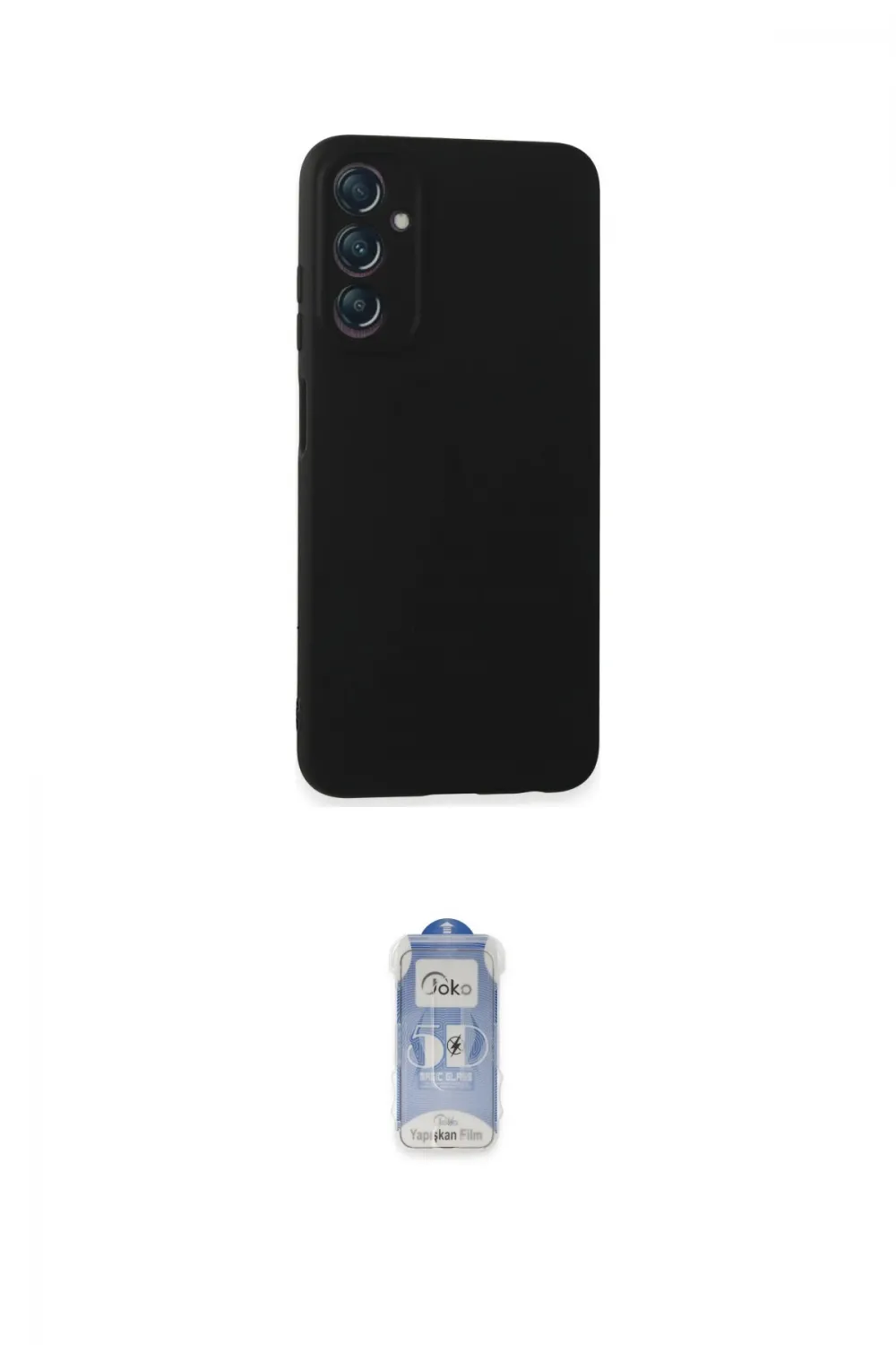 ieg™ Galaxy A05S Kılıf Kozmos Yansıma Özel Seri - Siyah Joko Magic 5D Cam