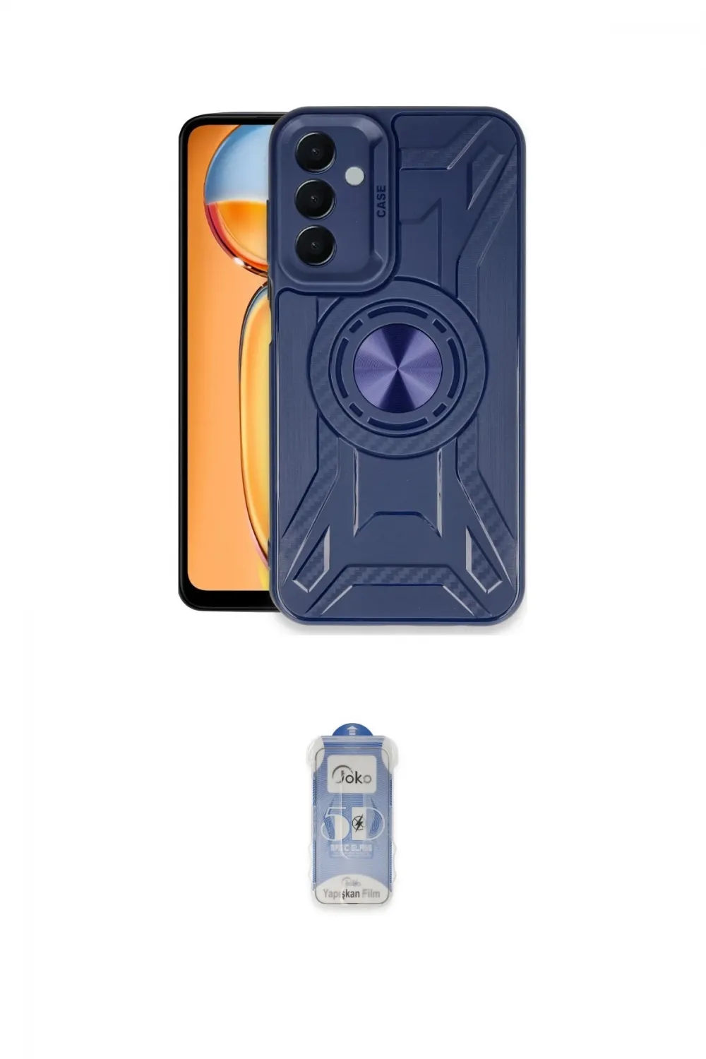 ieg™ Galaxy A05S Kılıf Nova Yansıma Prime - Siyah Joko Magic 5D Cam