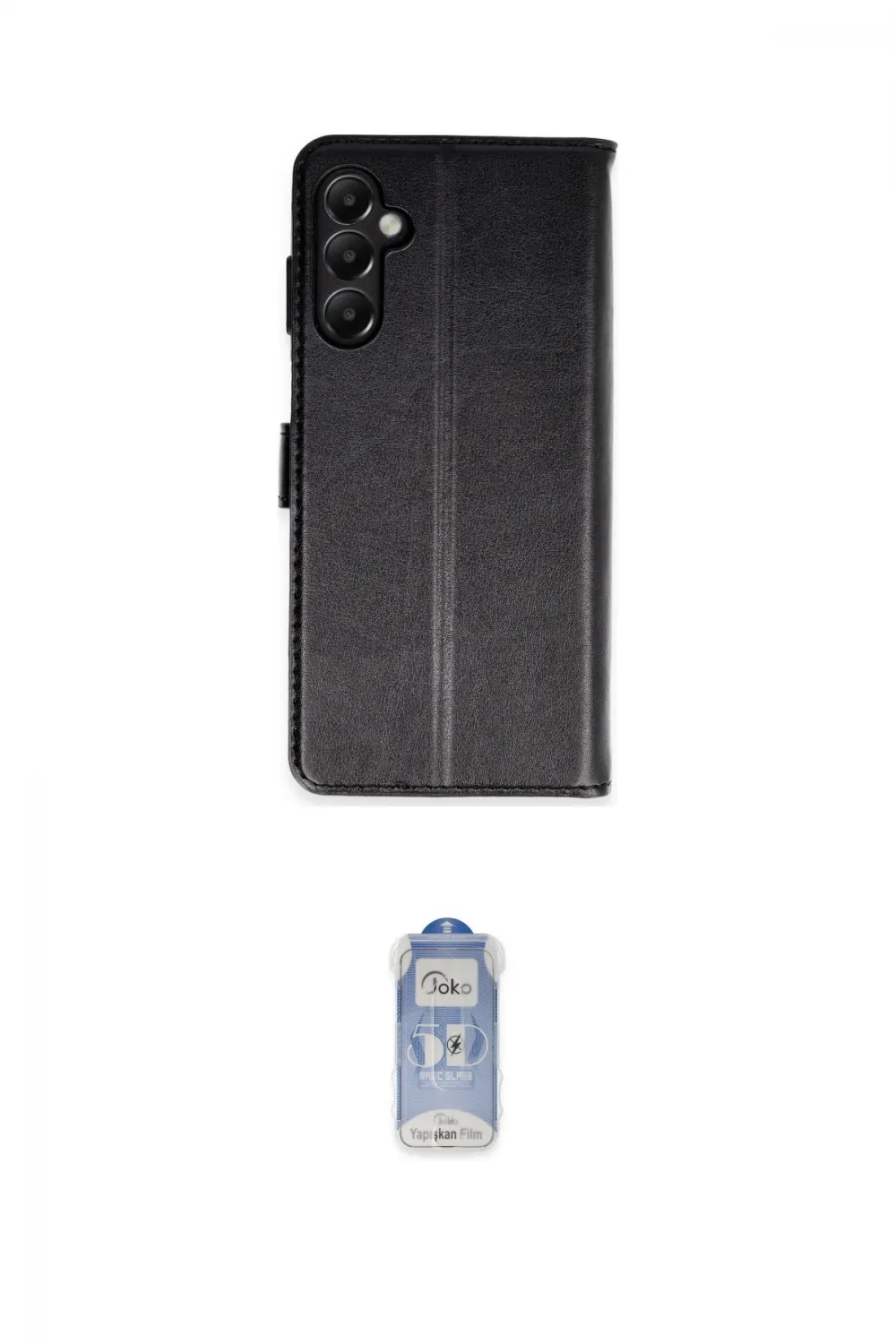 ieg™ Galaxy A05S Kılıf Siluet Işık Serisi - Siyah Joko Magic 5D Cam