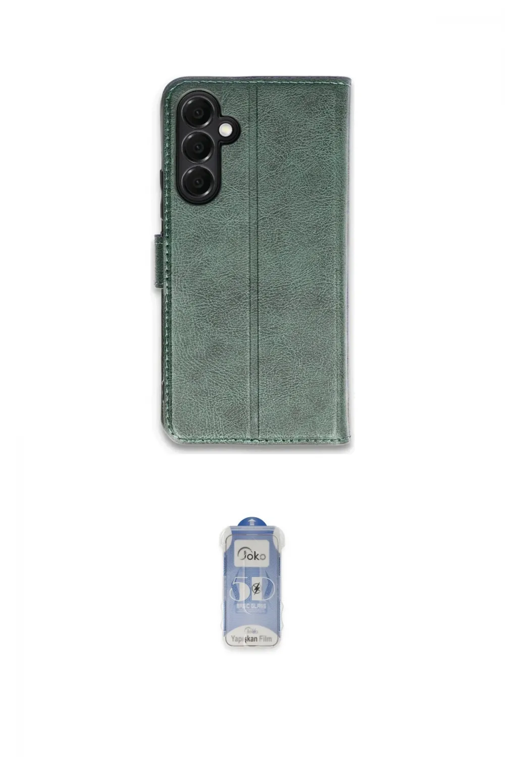 ieg™ Galaxy A05S Kılıf Siluet Işık Serisi - Siyah Joko Magic 5D Cam