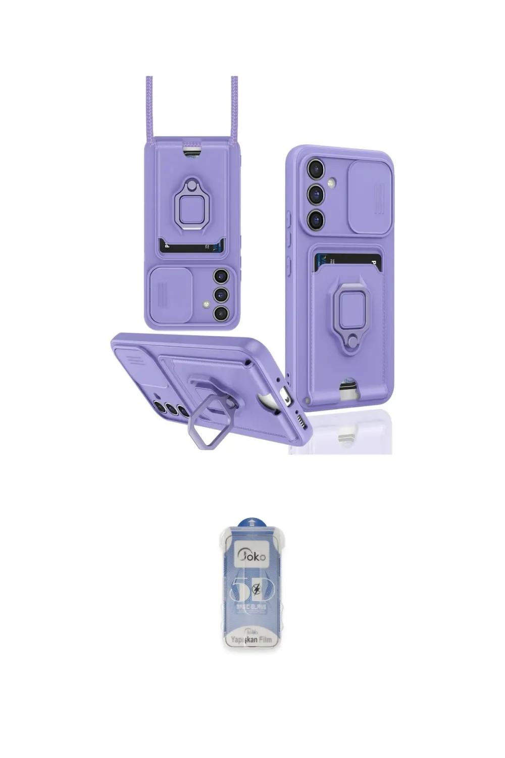 ieg™ Galaxy A05S Kılıf Vadi Form Prime - Siyah Joko Magic 5D Cam