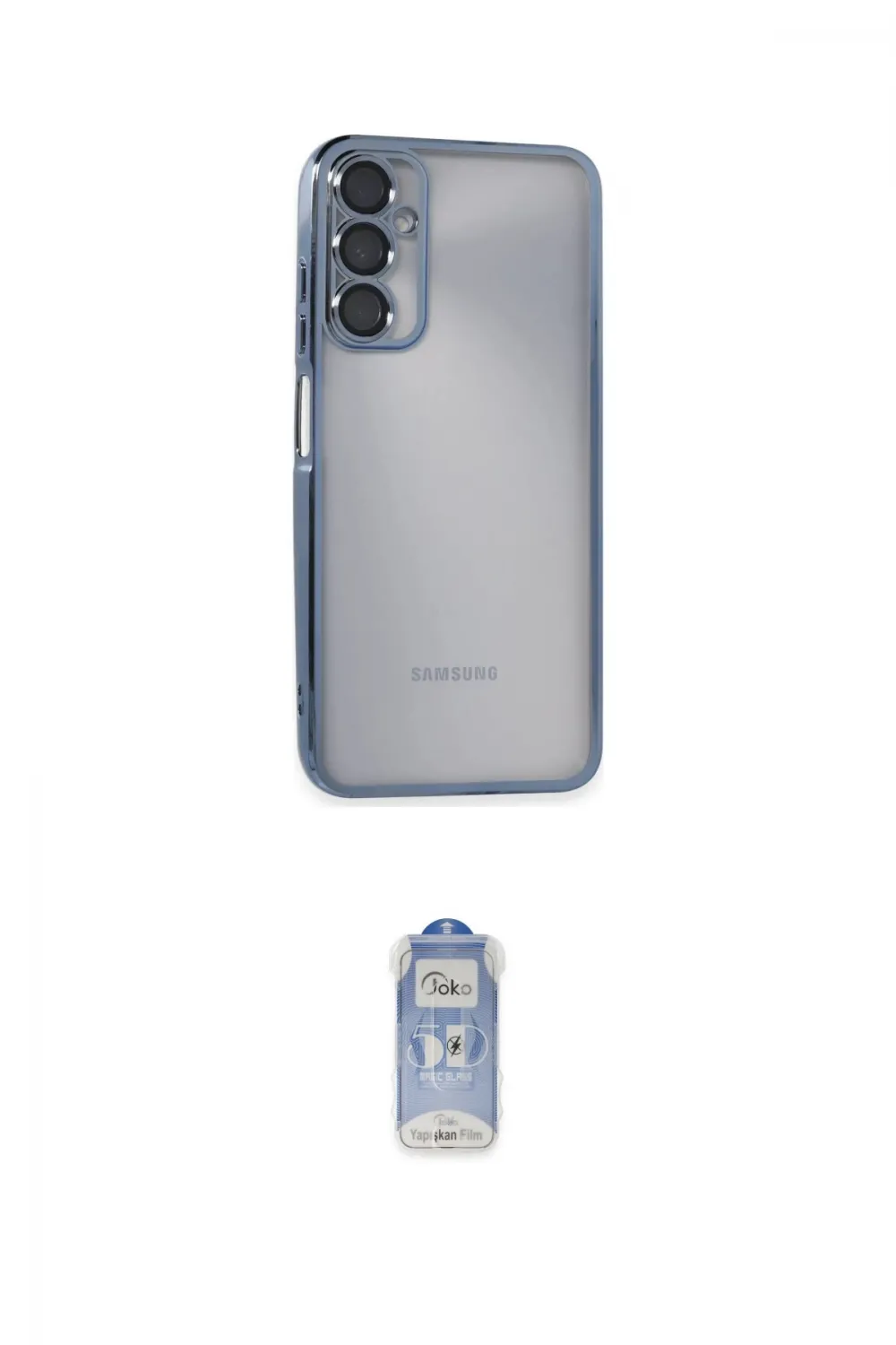 ieg™ Galaxy A05S Kılıf Vadi Minimal - Siyah Joko Magic 5D Cam