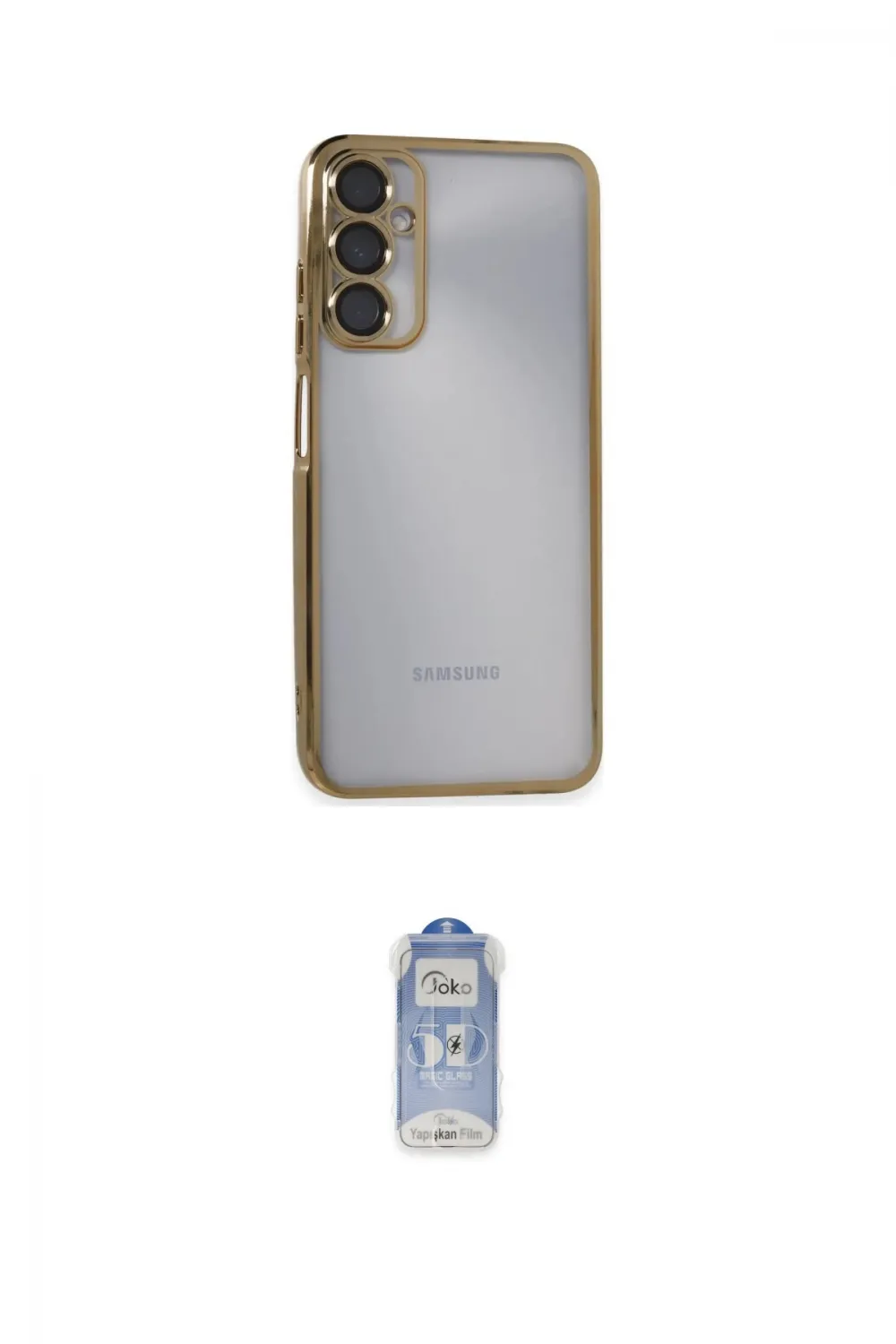 ieg™ Galaxy A05S Kılıf Vadi Minimal - Siyah Joko Magic 5D Cam