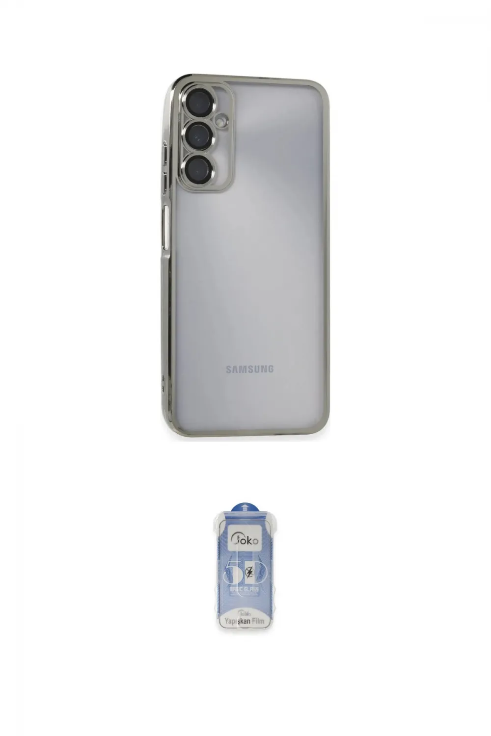 ieg™ Galaxy A05S Kılıf Vadi Minimal - Siyah Joko Magic 5D Cam