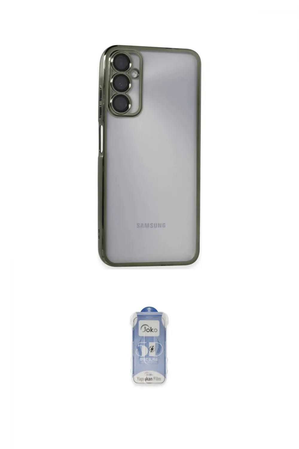 ieg™ Galaxy A05S Kılıf Vadi Minimal - Siyah Joko Magic 5D Cam