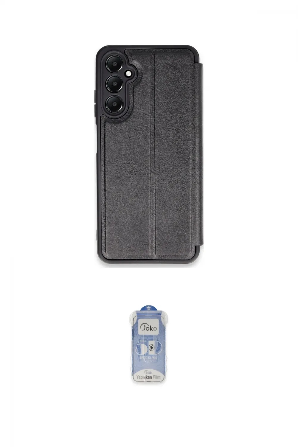 ieg™ Galaxy A05S Kılıf Zirve Yansıma Serisi - Siyah Joko Magic 5D Cam