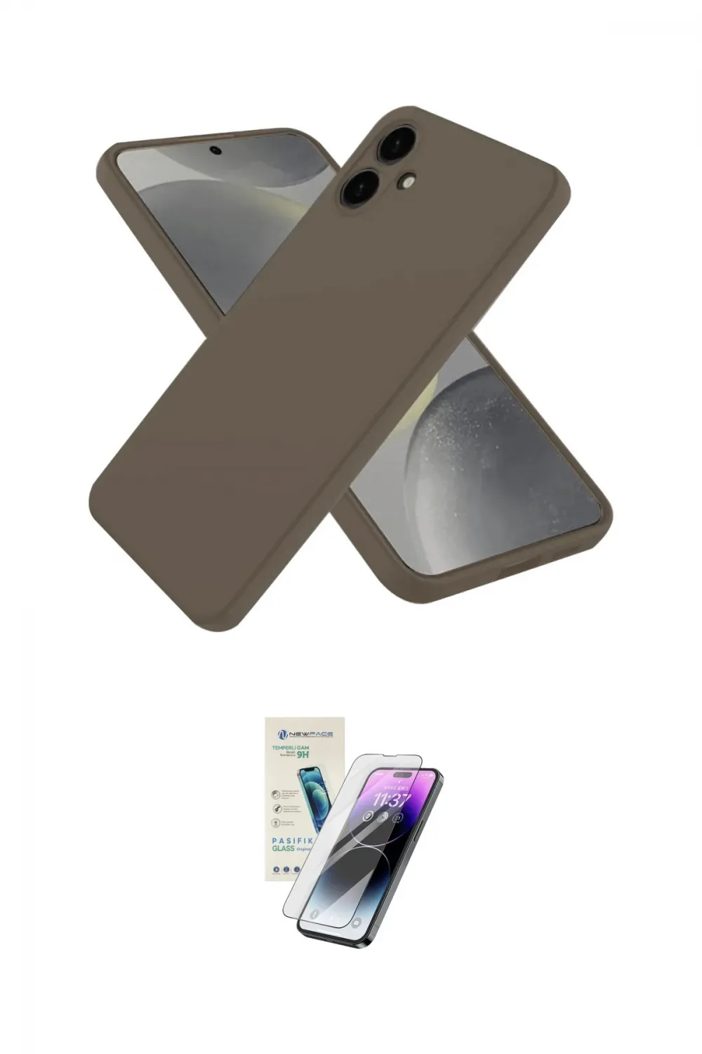 ieg™ Galaxy A06 Kılıf Kozmos Yansıma Özel Seri - Şeffaf Pasifik Cam Ekran Koruyucu