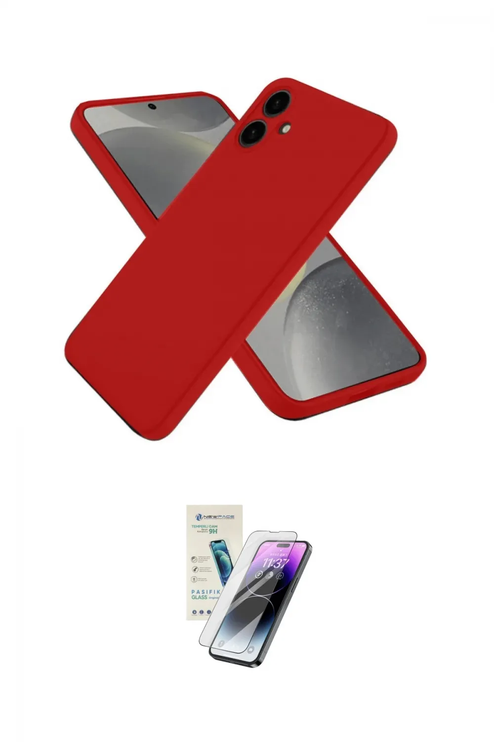ieg™ Galaxy A06 Kılıf Kozmos Yansıma Özel Seri - Şeffaf Pasifik Cam Ekran Koruyucu