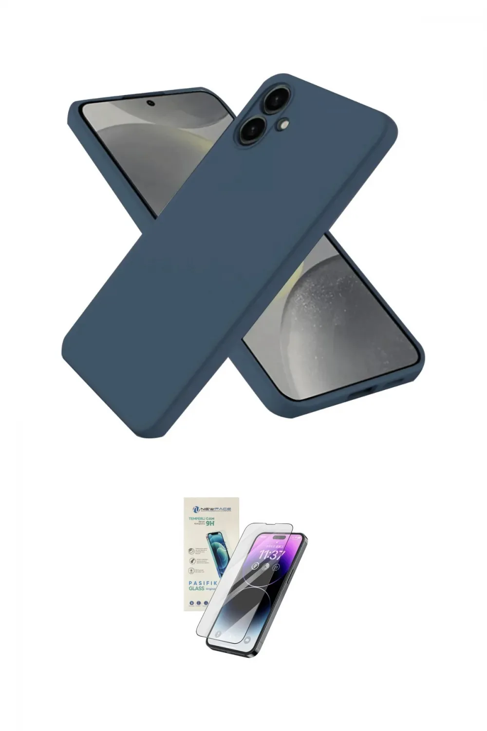 ieg™ Galaxy A06 Kılıf Kozmos Yansıma Özel Seri - Şeffaf Pasifik Cam Ekran Koruyucu
