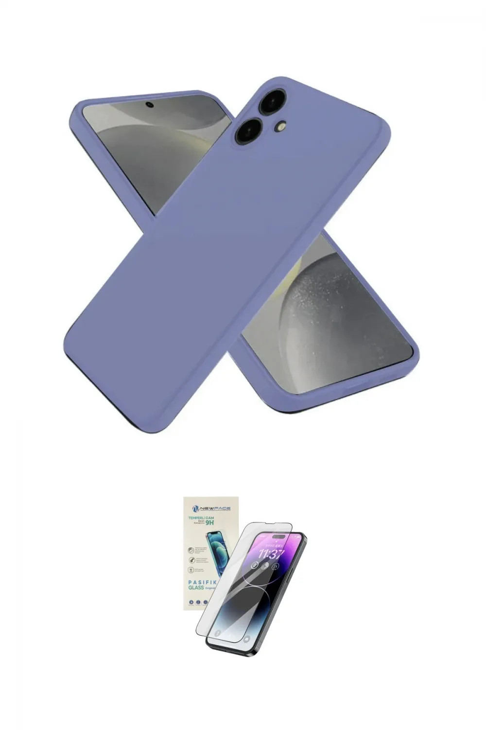 ieg™ Galaxy A06 Kılıf Kozmos Yansıma Özel Seri - Şeffaf Pasifik Cam Ekran Koruyucu