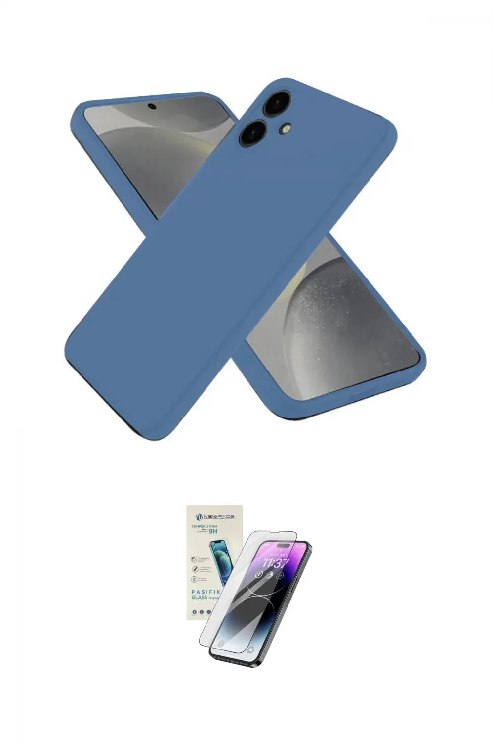 ieg™ Galaxy A06 Kılıf Kozmos Yansıma Özel Seri - Şeffaf Pasifik Cam Ekran Koruyucu