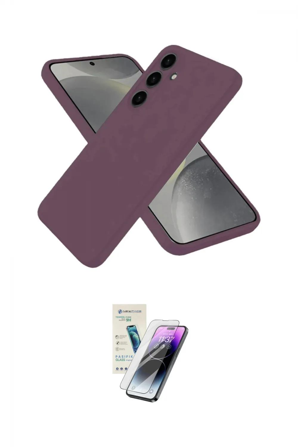 ieg™ Galaxy A06 Kılıf Kozmos Yansıma Özel Seri - Şeffaf Pasifik Cam Ekran Koruyucu