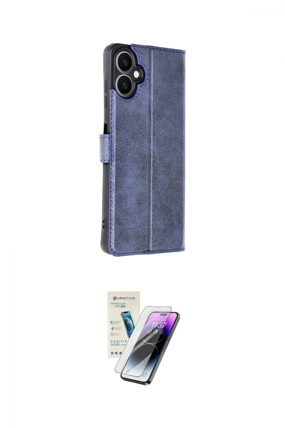 ieg™ Galaxy A06 Kılıf Siluet Işık Serisi - Şeffaf Pasifik Cam Ekran Koruyucu