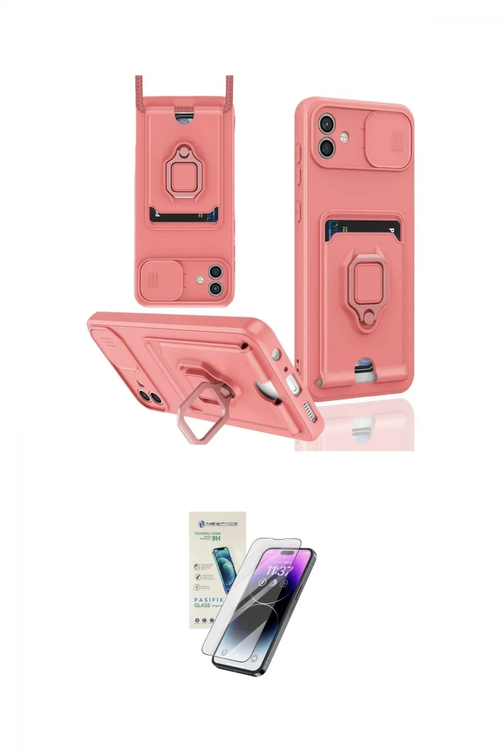 ieg™ Galaxy A06 Kılıf Vadi Form Prime - Şeffaf Pasifik Cam Ekran Koruyucu