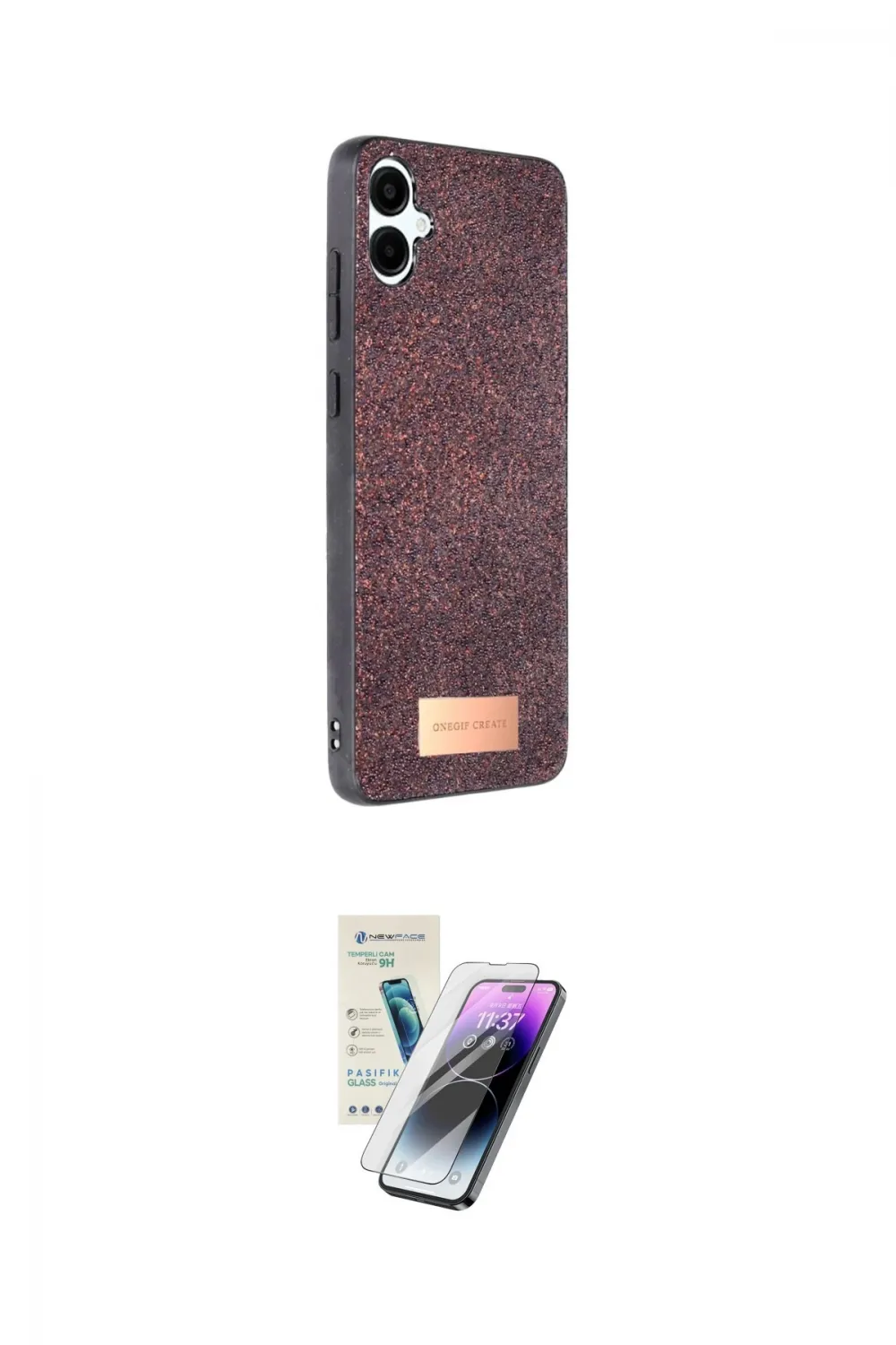 ieg™ Galaxy A06 Kılıf Vadi Klasik Serisi - Şeffaf Pasifik Cam Ekran Koruyucu
