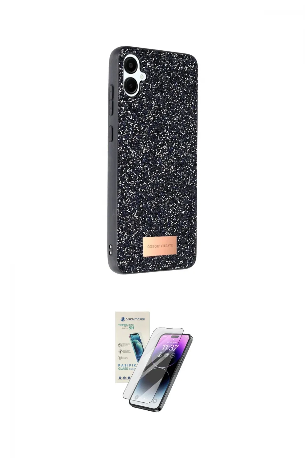 ieg™ Galaxy A06 Kılıf Vadi Klasik Serisi - Şeffaf Pasifik Cam Ekran Koruyucu