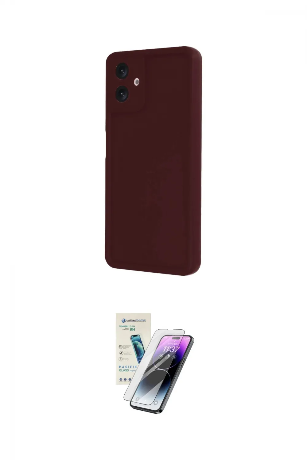 ieg™ Galaxy A06 Kılıf Yankı Yansıma Özel Seri - Şeffaf Pasifik Cam Ekran Koruyucu