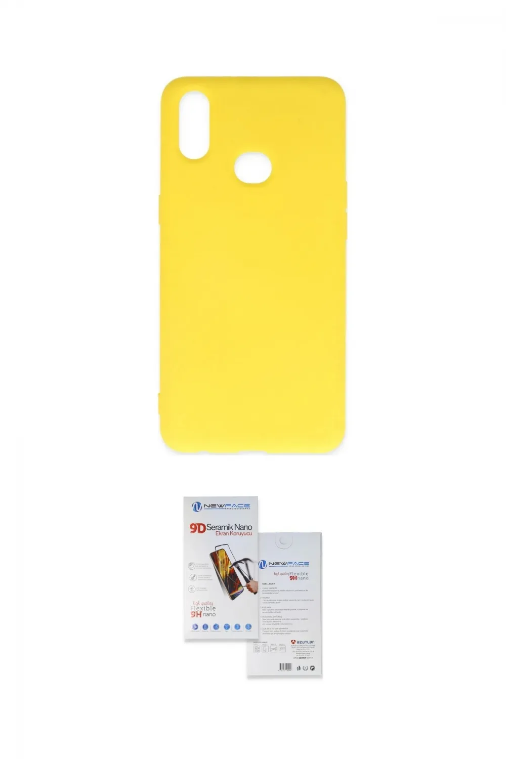ieg™ Galaxy A10S Kılıf Ahenk Serisi - Siyah Seramik Nano Ekran Koruyucu