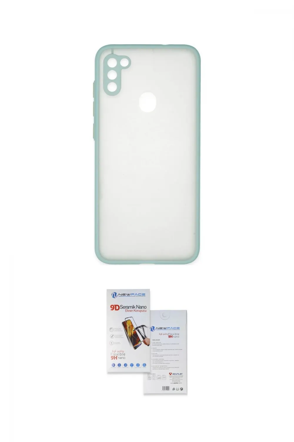 ieg™ Galaxy A11 Kılıf Ahenk Çizgi Serisi - Siyah Seramik Nano Ekran Koruyucu