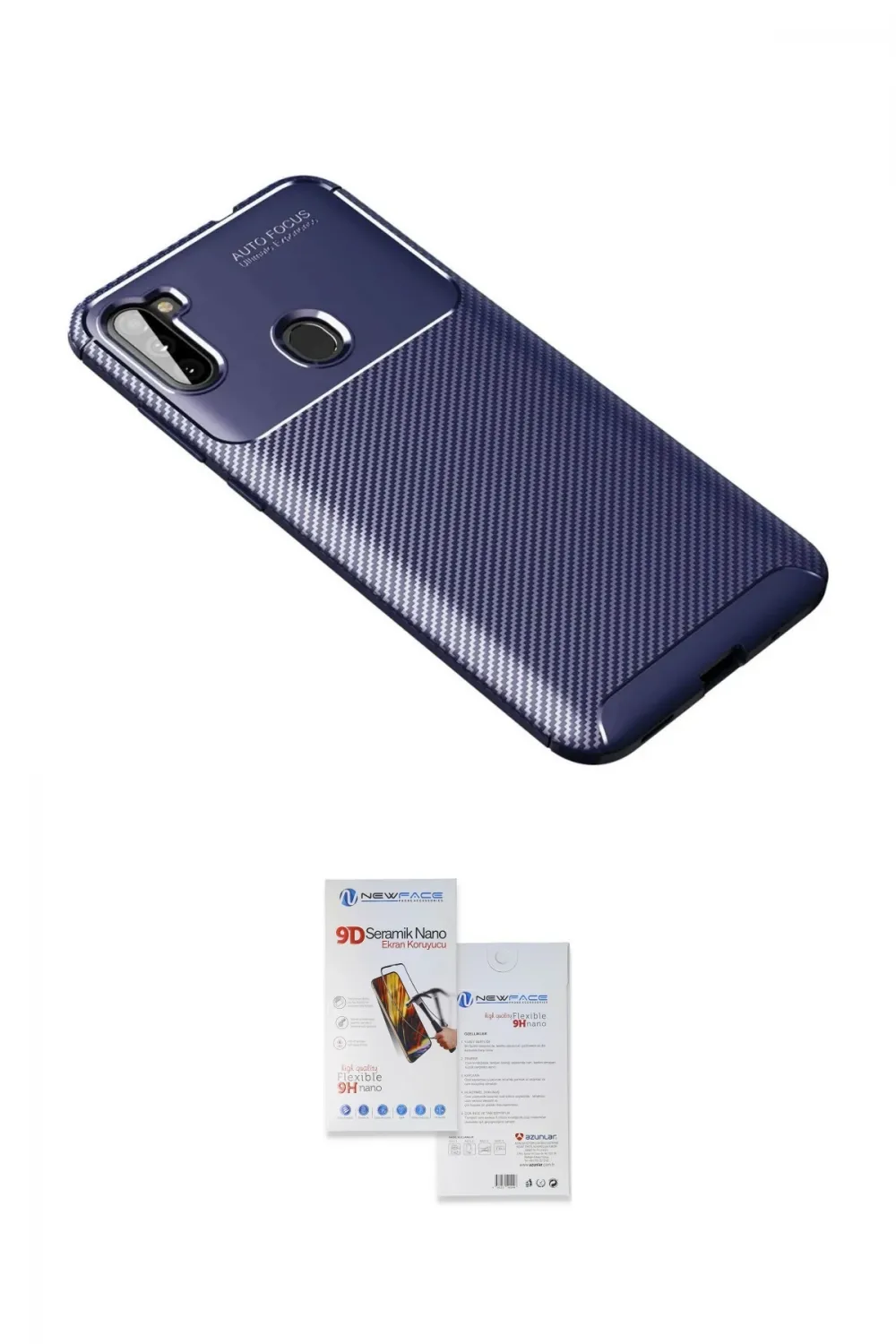 ieg™ Galaxy A11 Kılıf Eksen Form Prime - Siyah Seramik Nano Ekran Koruyucu