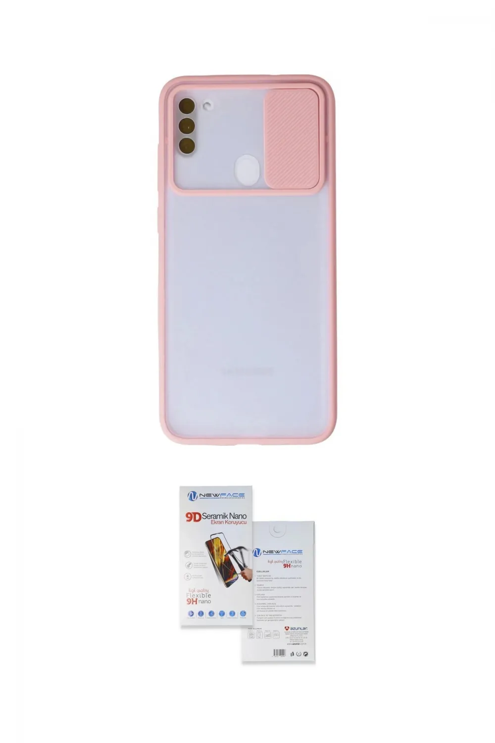 ieg™ Galaxy A11 Kılıf Vadi Çizgi - Siyah Seramik Nano Ekran Koruyucu