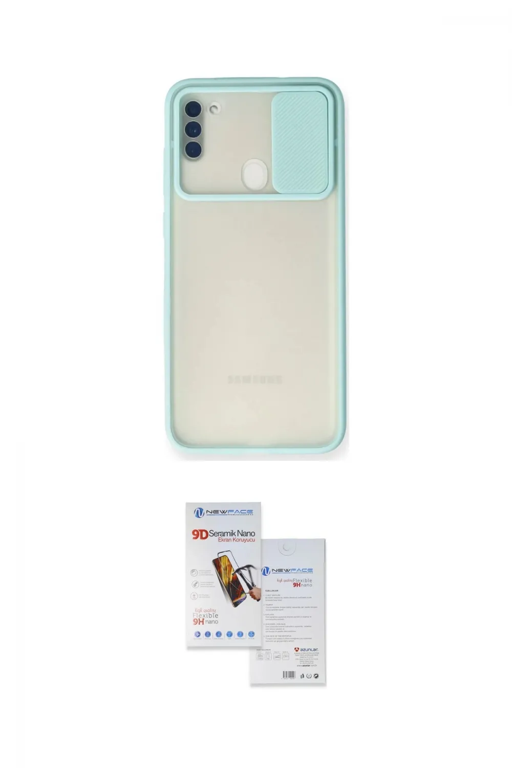 ieg™ Galaxy A11 Kılıf Vadi Çizgi - Siyah Seramik Nano Ekran Koruyucu